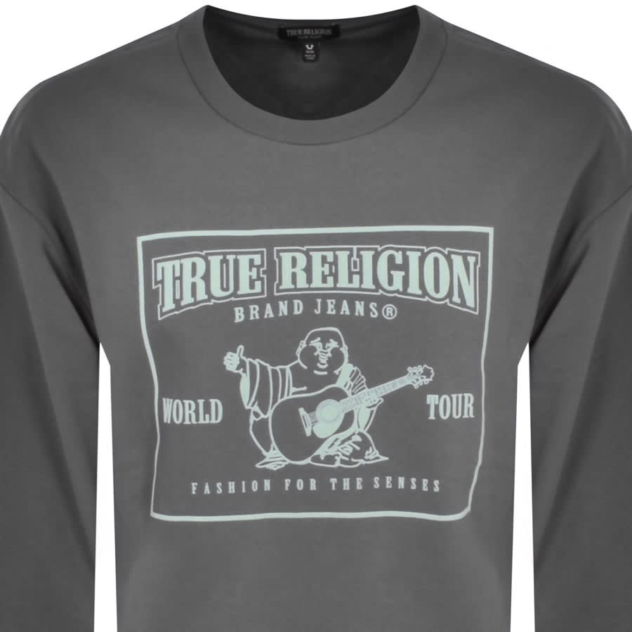 True religion grey sweater best sale